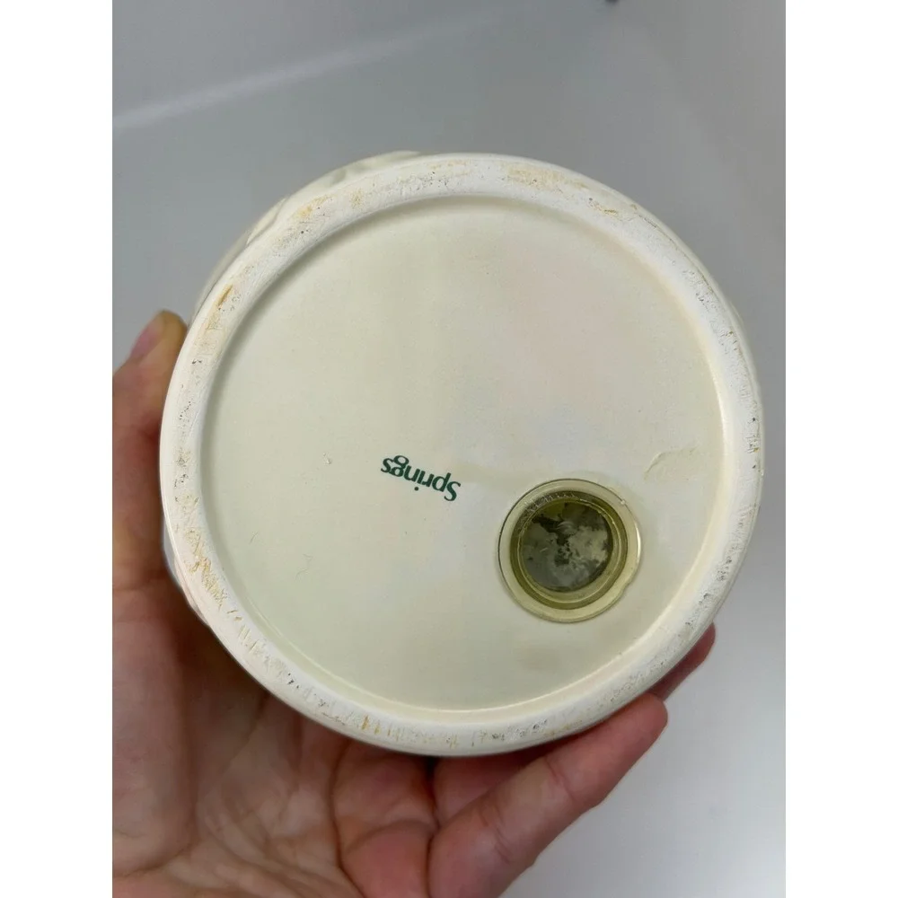 Pfaltzgraff Toothbrush Holder Tan Naturewood Beehive Garden Stoneware Accessory